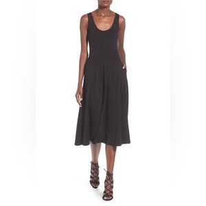 Leith Fit & Flare Midi Dress size XS - black